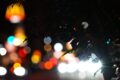 夜道の光