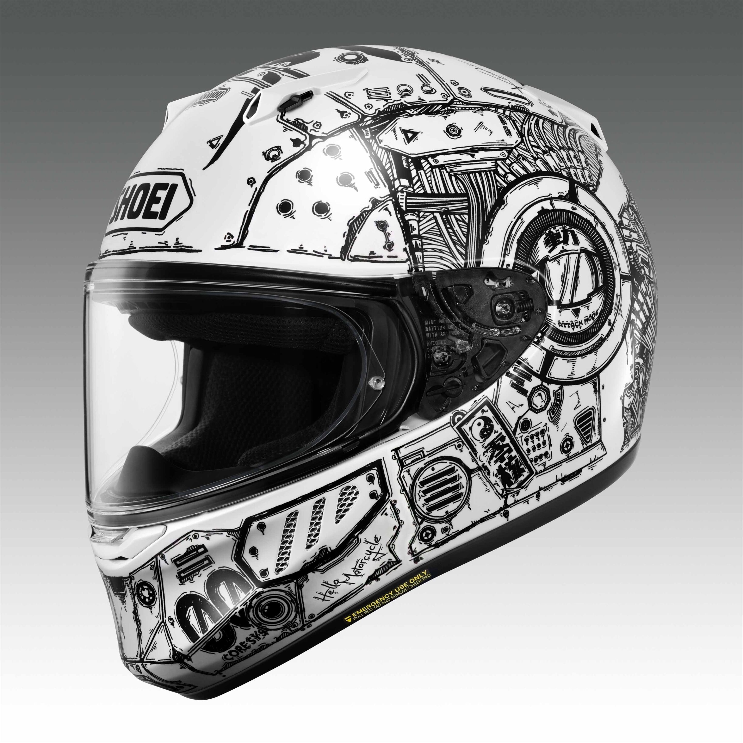 The・レトロパンクデザイン｜SHOEI 「WYVERN Ø 」にアーティストコラボ