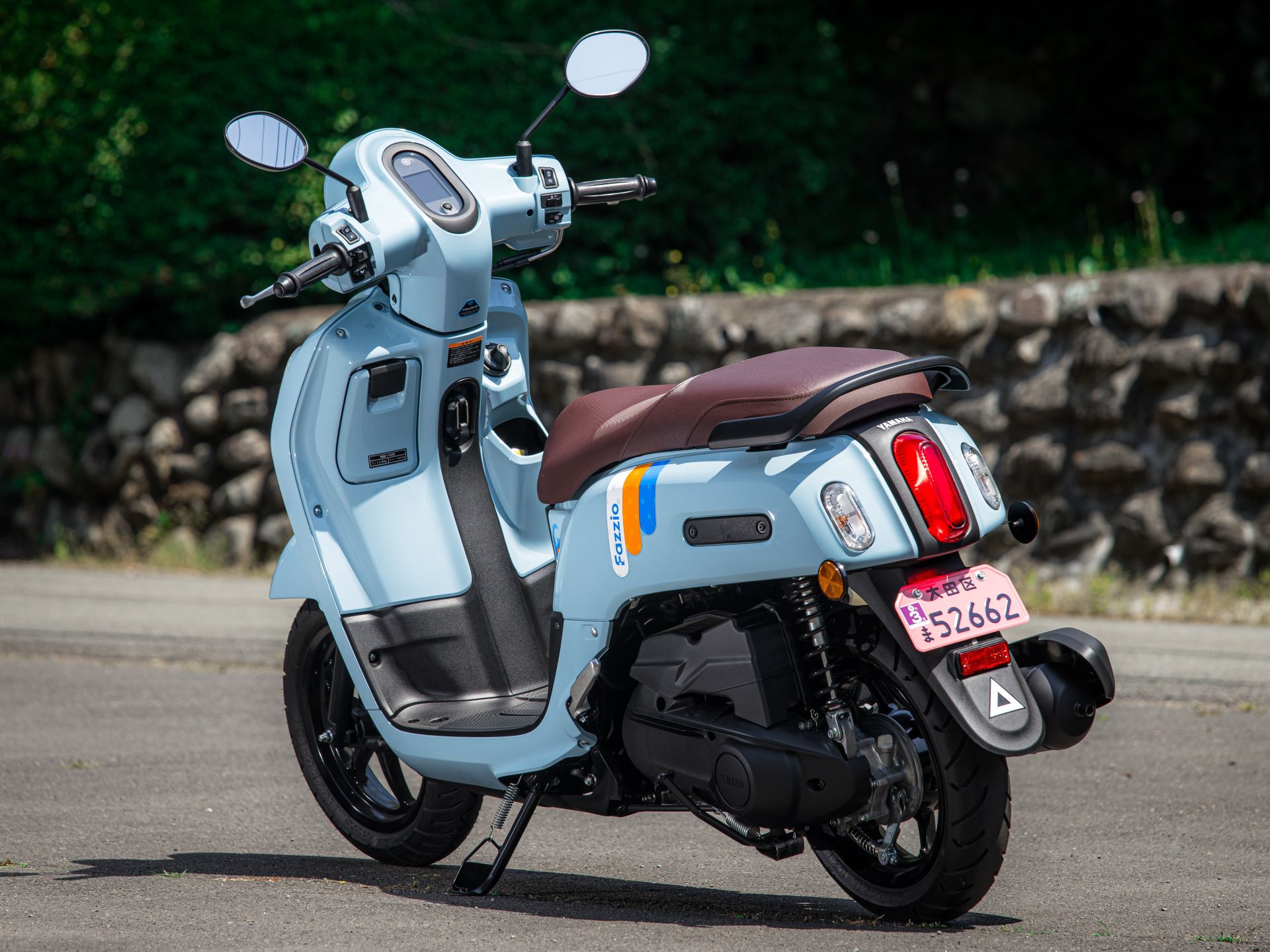 ヤマハのかわいい系新型スクーター、Fazzio。ダッシュ力は水冷エンジン