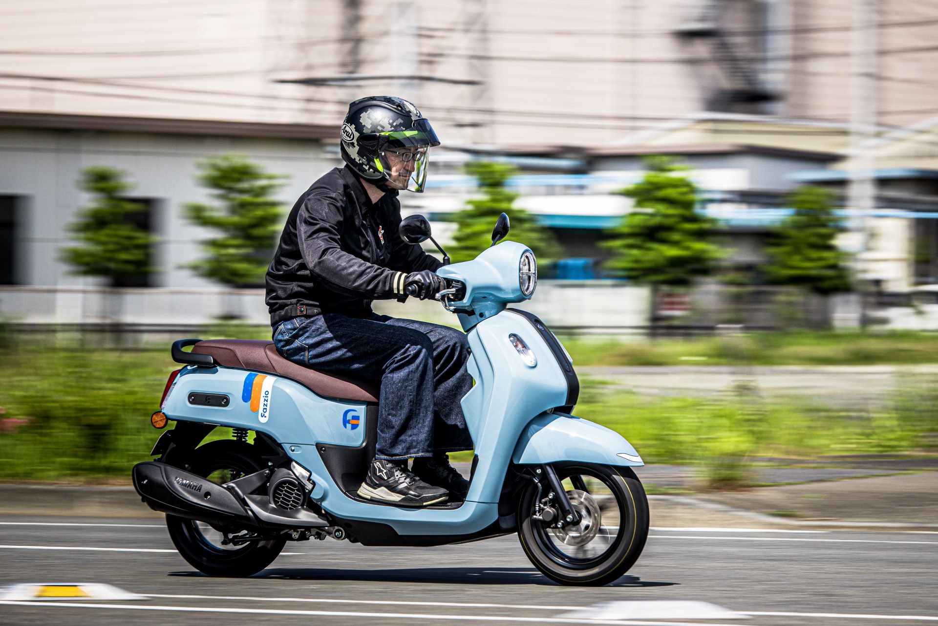 ヤマハのかわいい系新型スクーター、Fazzio。ダッシュ力は水冷エンジン
