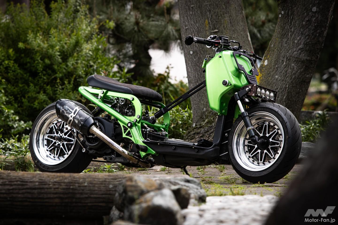 ［不動車］HONDA.シグナスエンジン.カスタム車両 ズーマーなのにシグナスXエンジン!? しかも220cc！ “低くて速い” 北米