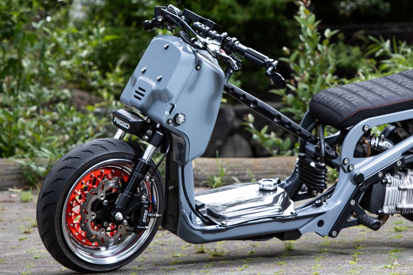 排気量は232cc！GY6エンジン＆DorbyWorks製8Jホイールで仕上げた