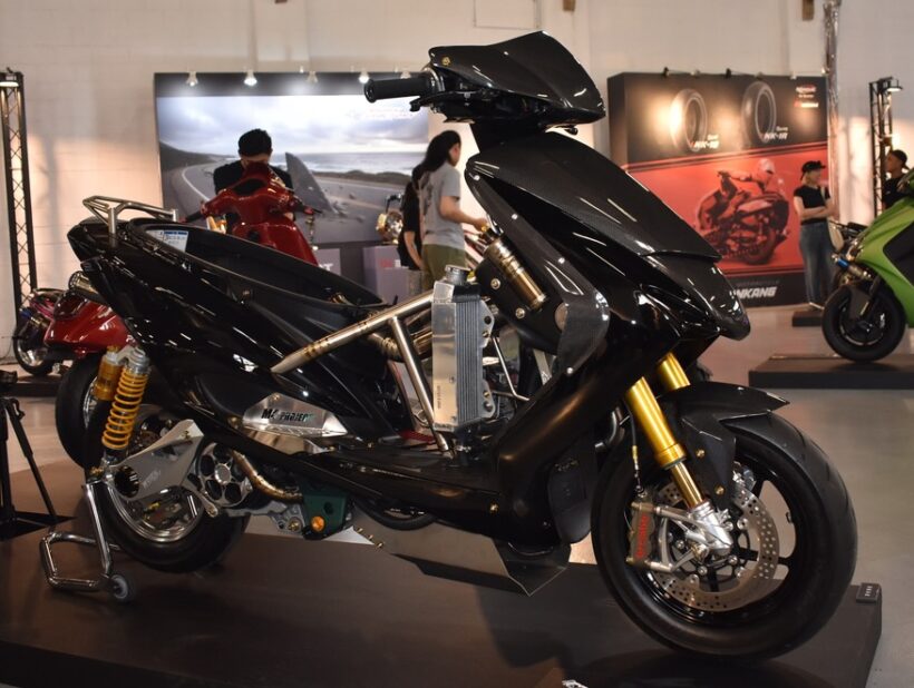 台湾のショーに出展されたシグナスX3型のフルカスタム仕様 台湾のショーに出展されたシグナスX3型のフルカスタム仕様