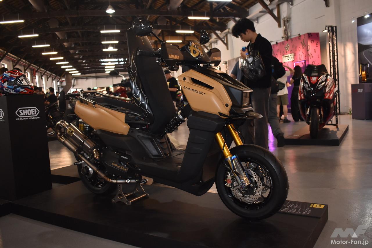 カスタム多数　BW'S125　 台湾のカスタムショーに出展された現行型のBW'S125カスタムがワイルド