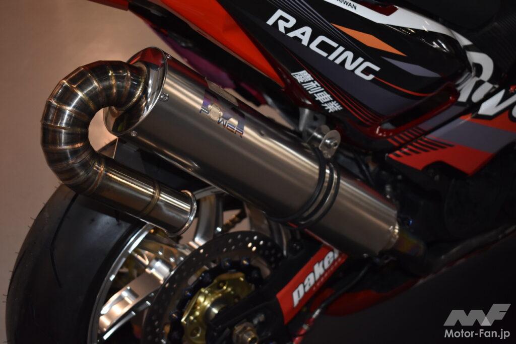 台湾のカスタムショーに出展された「台湾最速」のTMAX530はカラーも 台湾のカスタムショーに出展された「台湾最速」のTMAX530はカラーも