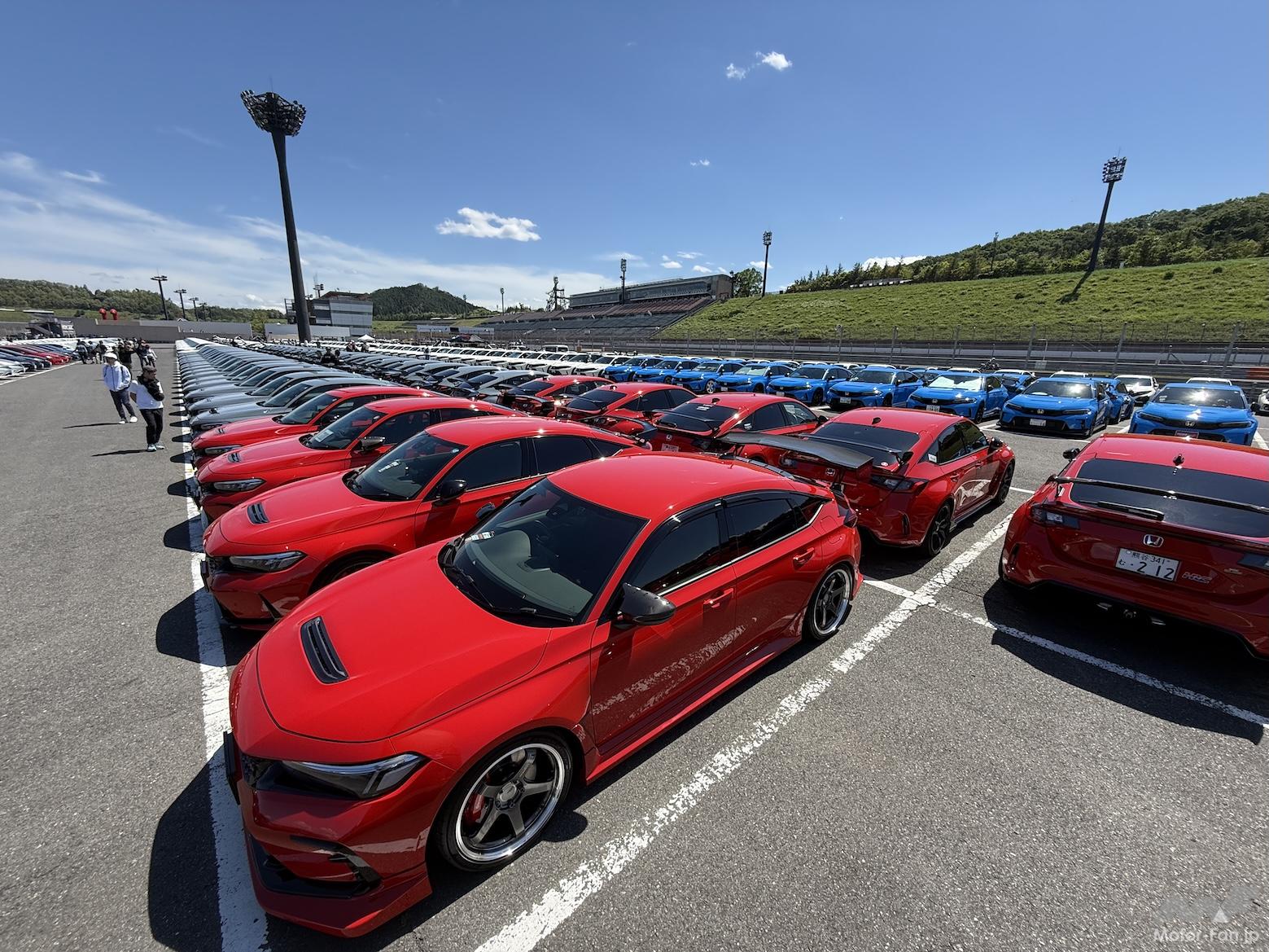 813台のホンダ・タイプRがもてぎに集合！All Type R World Meeting