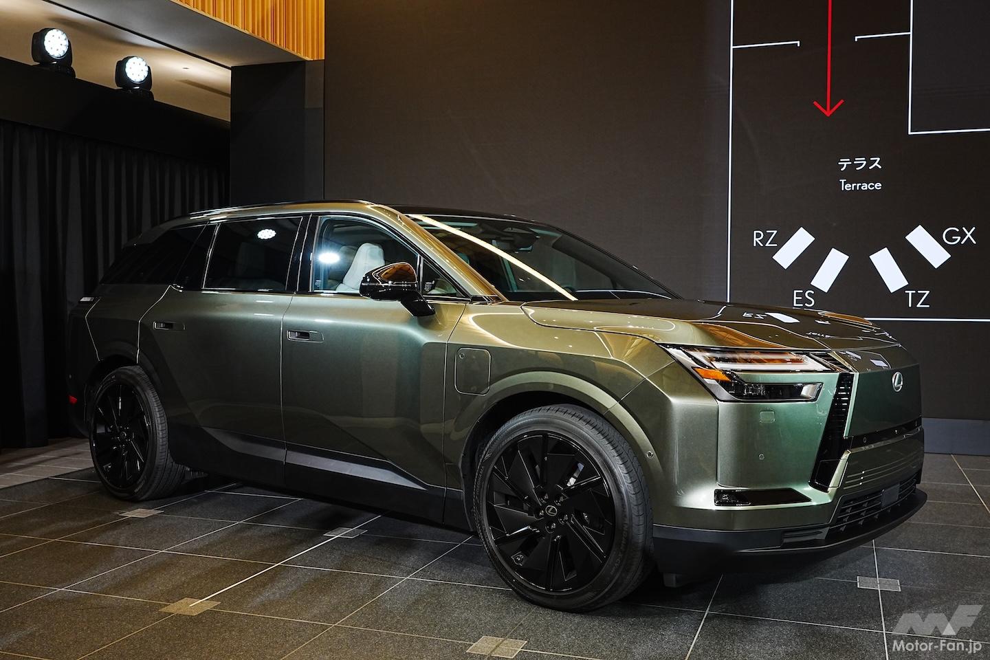 世界初公開！ レクサス新型SUV「TZ」は2026年冬頃日本発売。3列シート