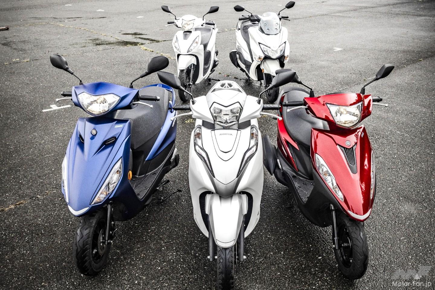 ヤマハ、リビアスGTX１２５cc商談中 収納力や燃費だけじゃない！ リード125・ジョグ125・アクシスZほか5台