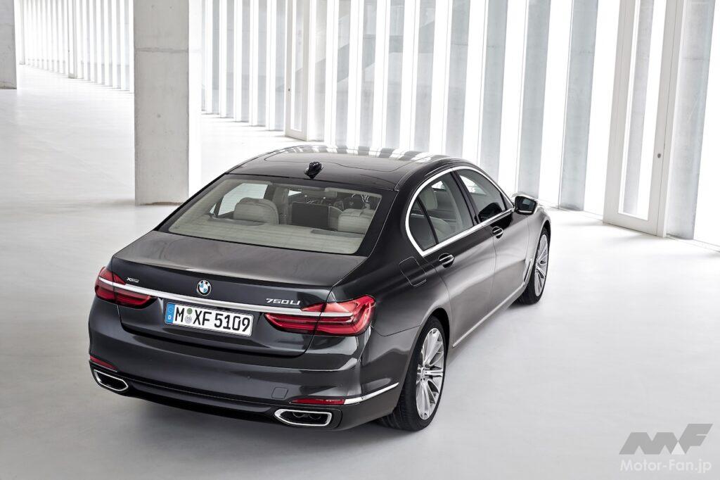 先代のBMW7シリーズのリヤスタイル