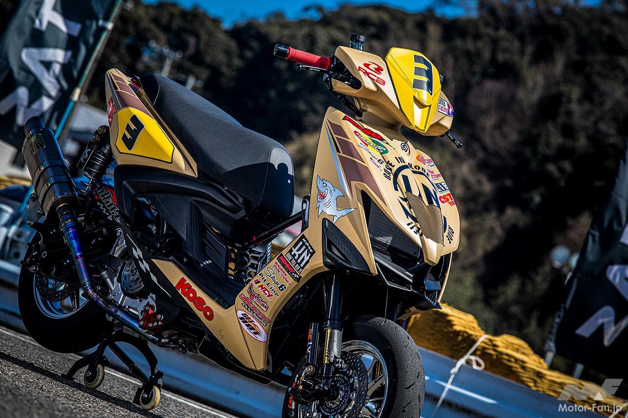 シグナスX最新カスタム｜7型が早くもサーキットデビュー！KN企画の