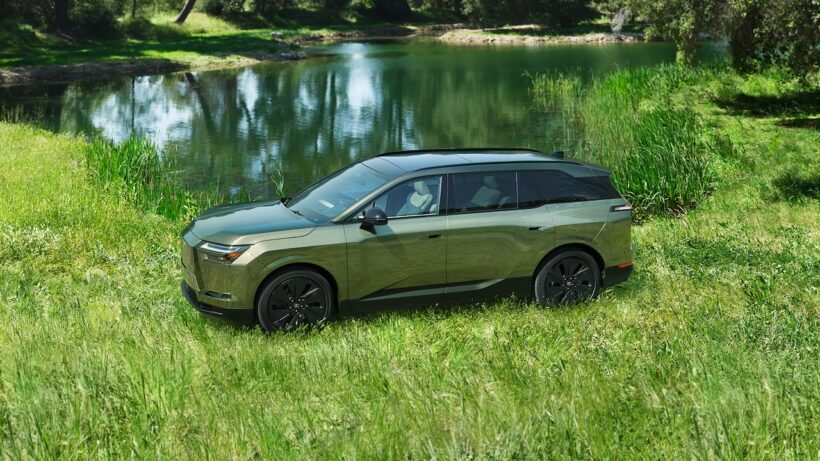 フル電動SUV「レクサス TZ 450e」のエクステリア。