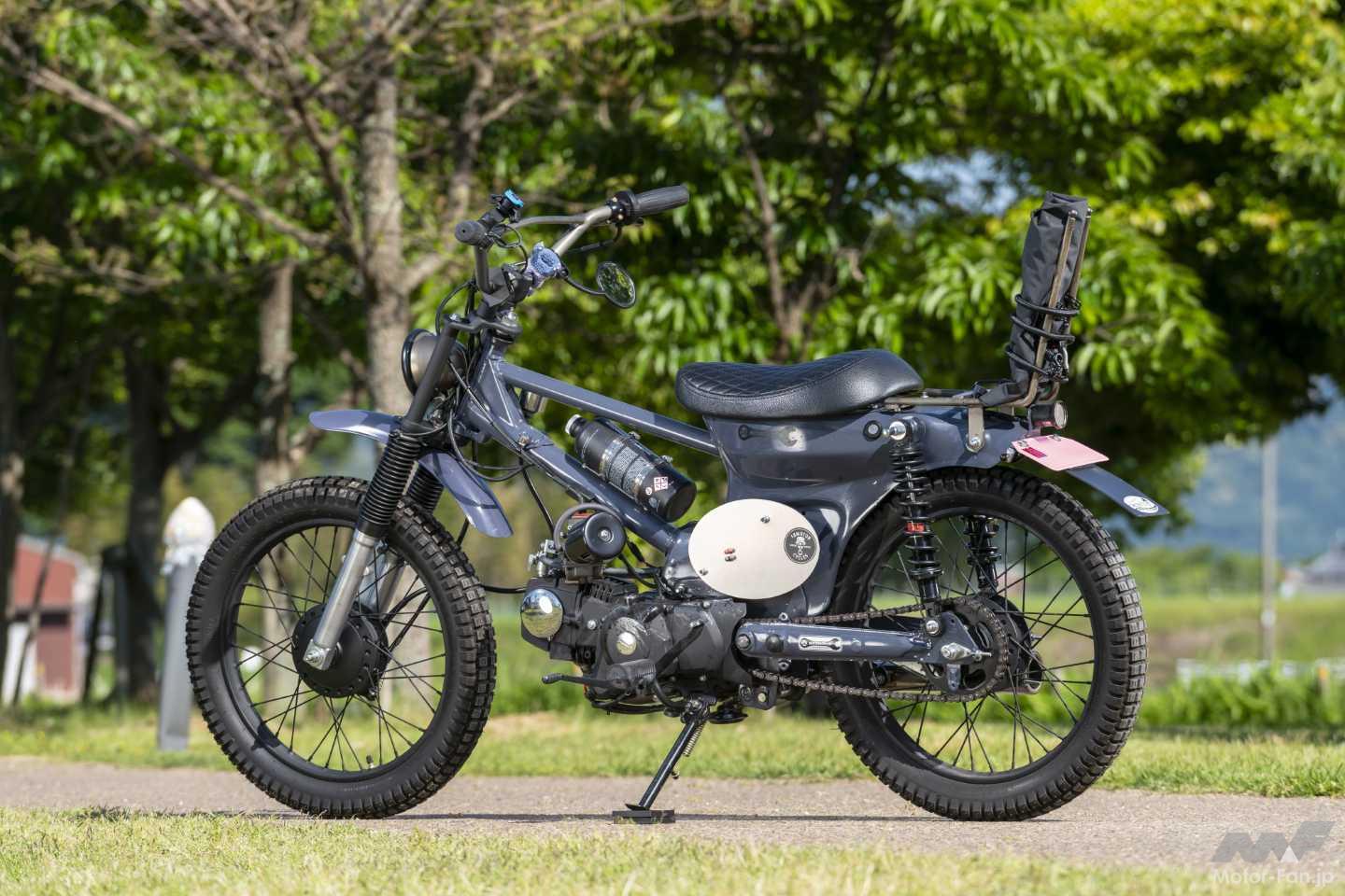 ちょっと重い自転車感覚!?”」女性オーナーも大満足な“ダートカブ”仕様