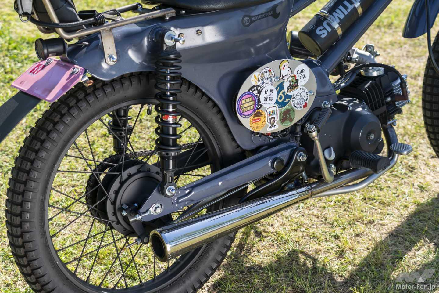 ちょっと重い自転車感覚!?”」女性オーナーも大満足な“ダートカブ”仕様