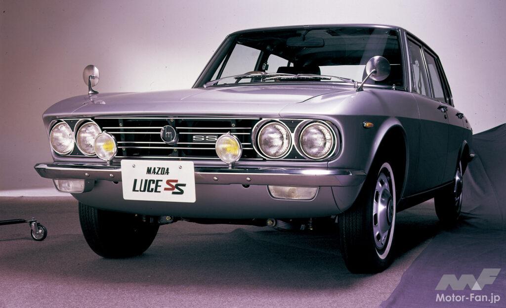 現在とはイメージが異なる「M」エンブレムの時代もあった(写真は1966年モデルの「ルーチェ」)。