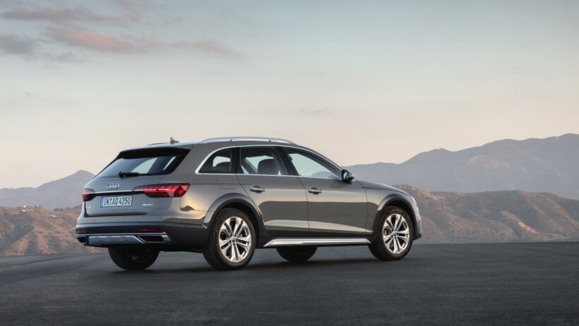 A4 Avantをベースに車高を高めたクロスオーバーワゴン「A4 allroad quattro」もラインナップ。