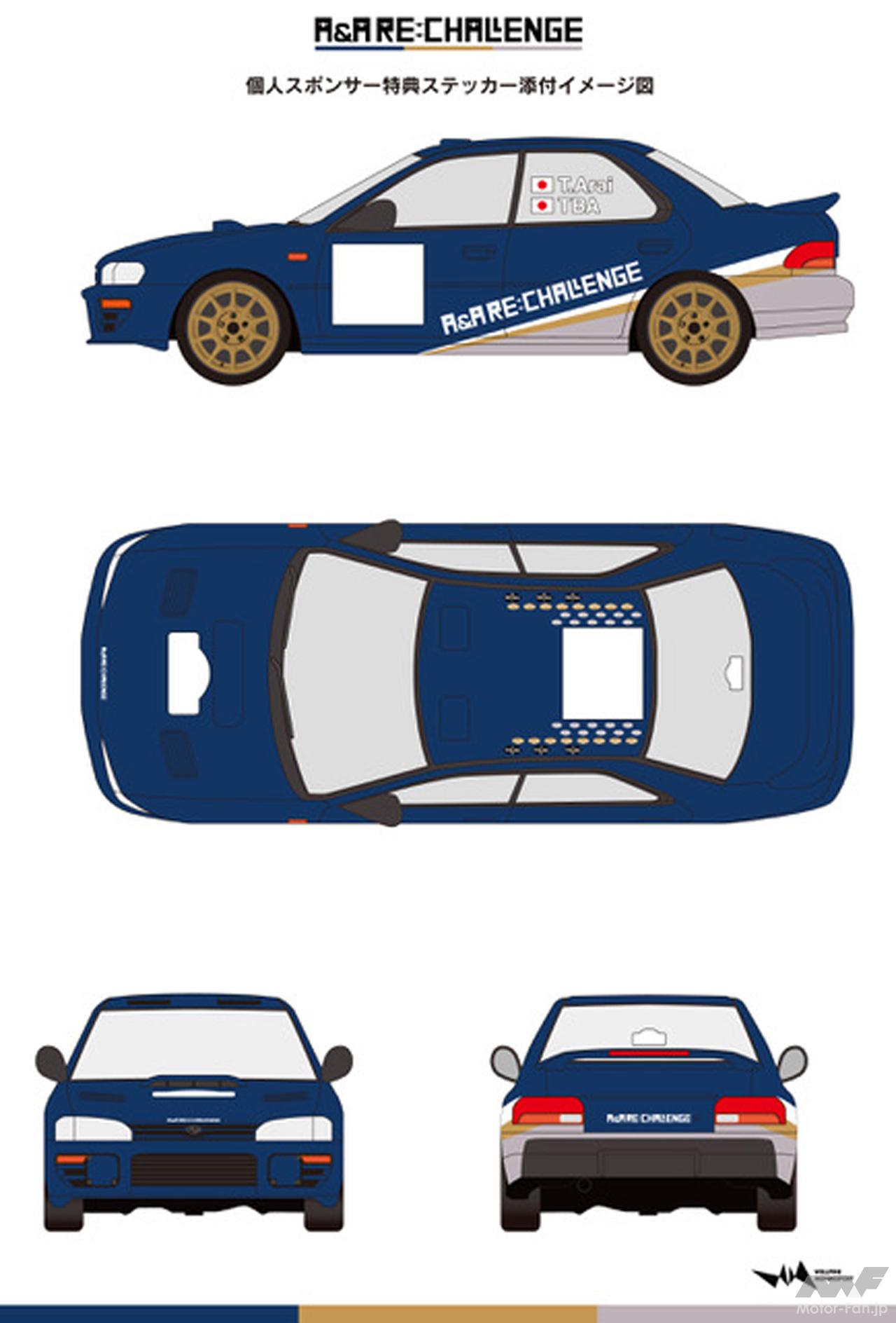新井敏弘選手とGC8型スバル・インプレッサWRXで世界を目指す「A&A