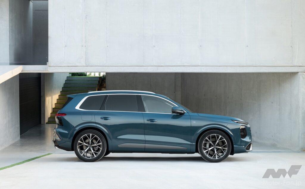 新型「アウディ Q7」のエクステリア。