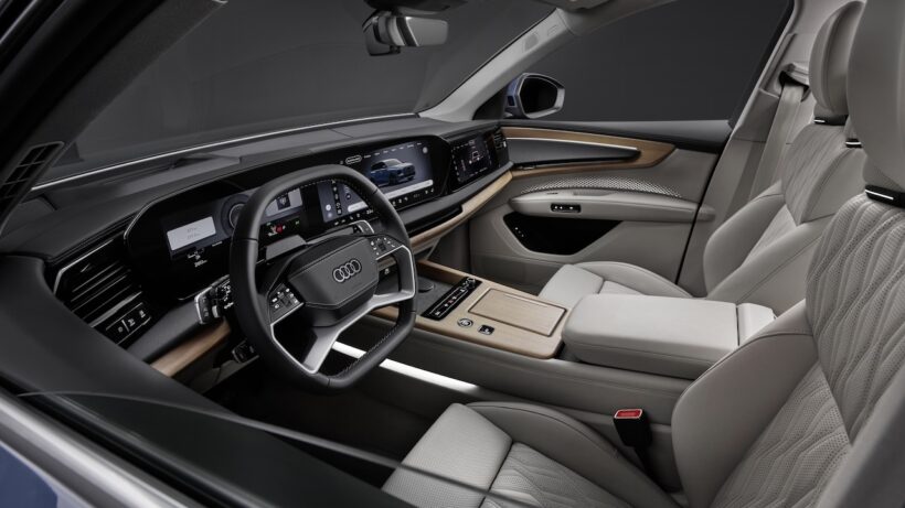新型「アウディ Q7」のインテリア。