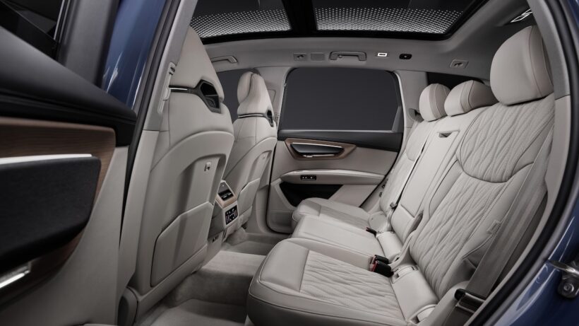 新型「アウディ Q7」のインテリア。