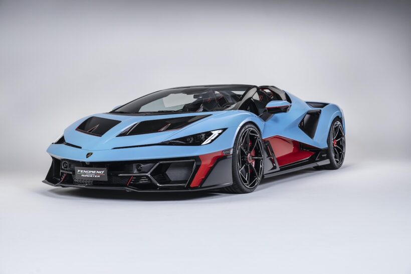 フューオフモデル最新作「ランボルギーニ フェノメノ ロードスター」のエクステリア。