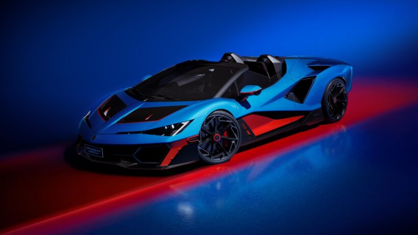 フューオフモデル最新作「ランボルギーニ フェノメノ ロードスター」のエクステリア。