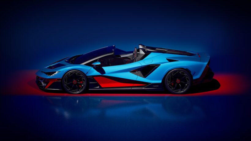 フューオフモデル最新作「ランボルギーニ フェノメノ ロードスター」のエクステリア。