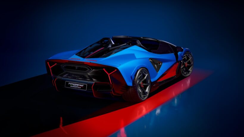 フューオフモデル最新作「ランボルギーニ フェノメノ ロードスター」のエクステリア。