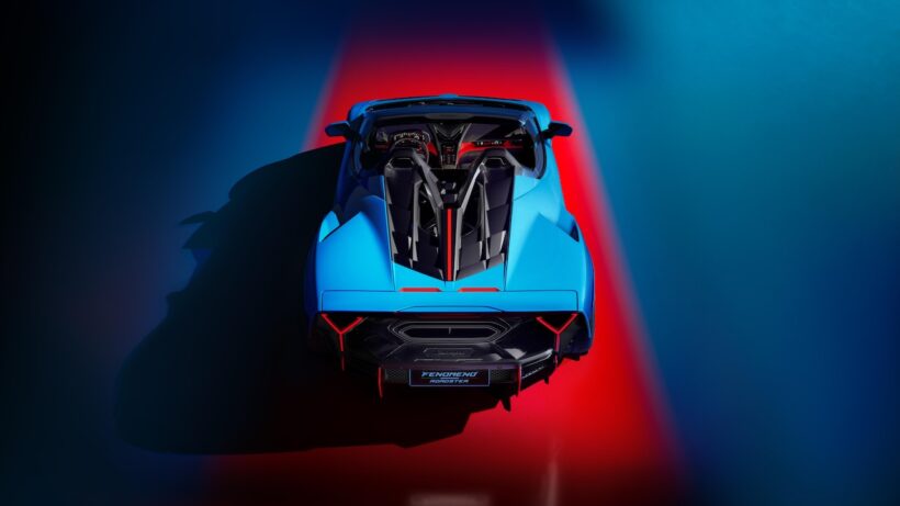 フューオフモデル最新作「ランボルギーニ フェノメノ ロードスター」のエクステリア。