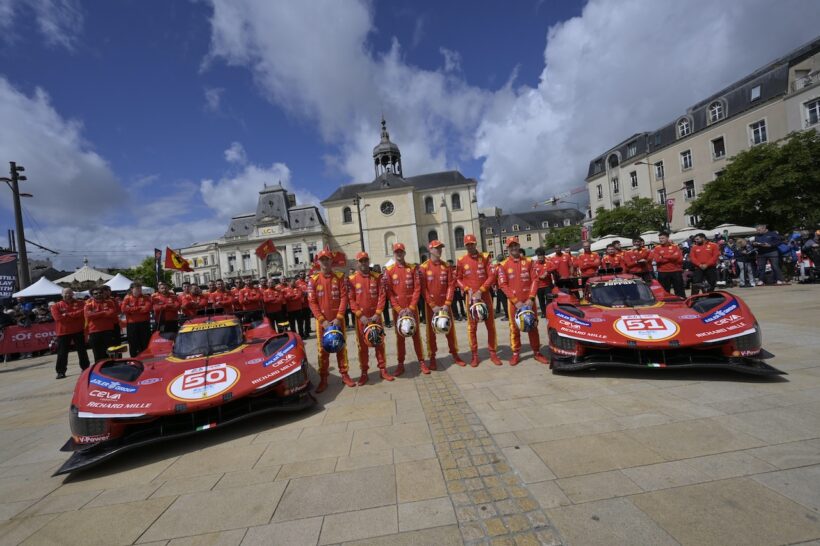 6月9日にル・マン24時間レースに向けた、公式車検が行われ、3台のフェラーリ 499Pが登場した。