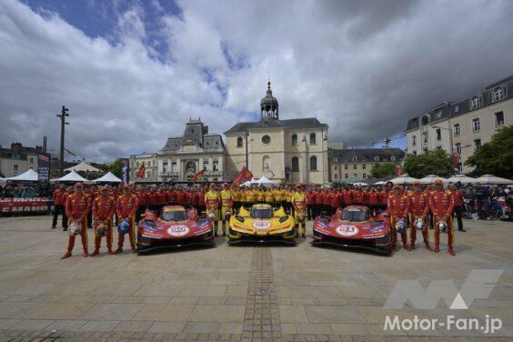 6月9日にル・マン24時間レースに向けた、公式車検が行われ、3台のフェラーリ 499Pが登場した。