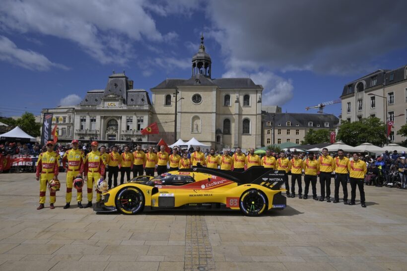 6月9日にル・マン24時間レースに向けた、公式車検が行われ、3台のフェラーリ 499Pが登場した。