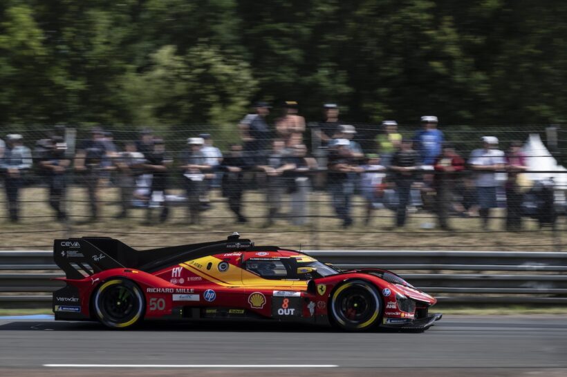 6月9日にル・マン24時間レースに向けた、公式車検が行われ、3台のフェラーリ 499Pが登場した。