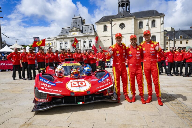 6月9日にル・マン24時間レースに向けた、公式車検が行われ、3台のフェラーリ 499Pが登場した。