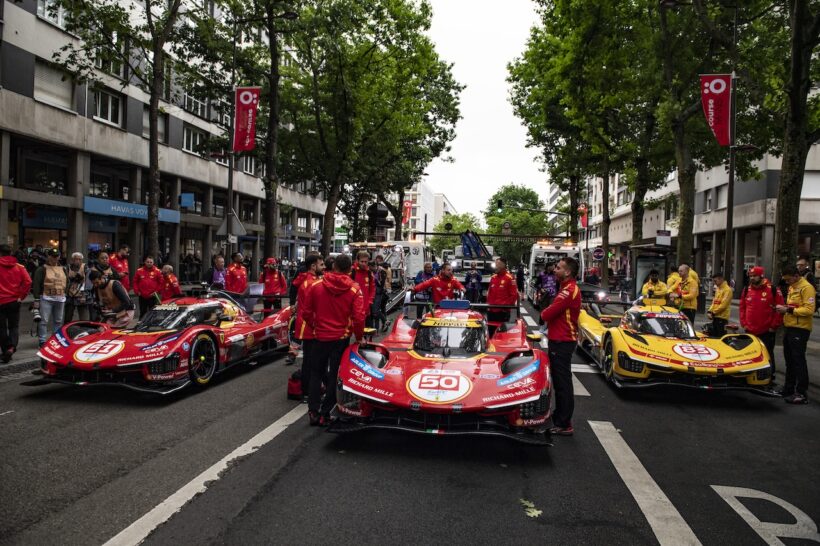 6月9日にル・マン24時間レースに向けた、公式車検が行われ、3台のフェラーリ 499Pが登場した。