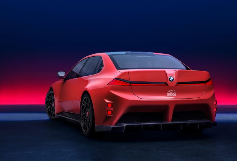 「BMW M コンセプト ノイエ クラッセ」のエクステリア。