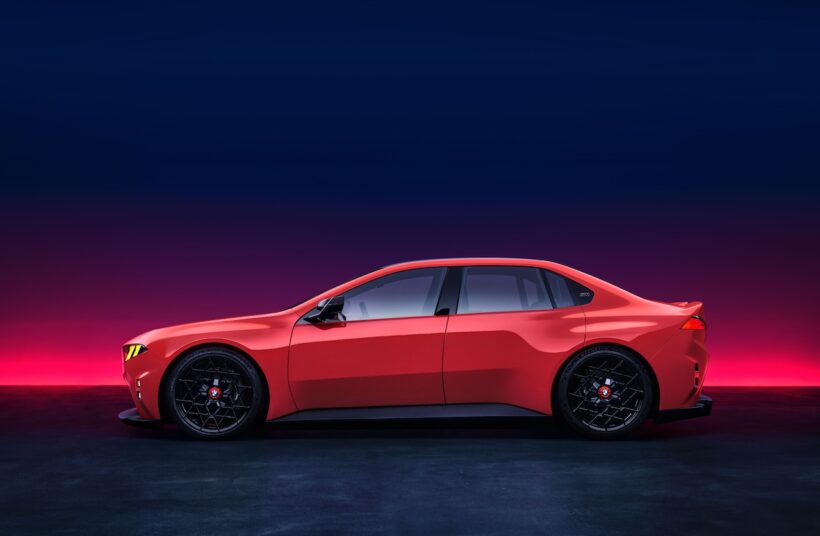 「BMW M コンセプト ノイエ クラッセ」のエクステリア。