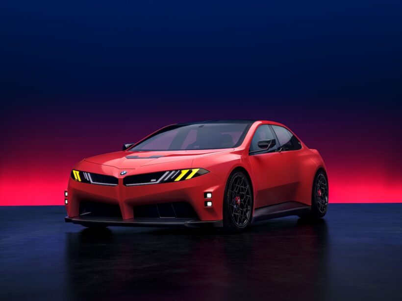 「BMW M コンセプト ノイエ クラッセ」のエクステリア。