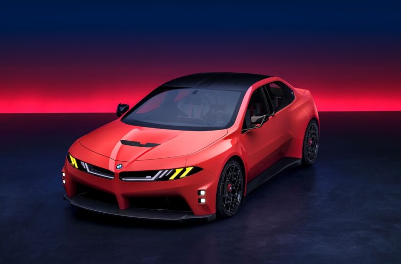 「BMW M コンセプト ノイエ クラッセ」のエクステリア。