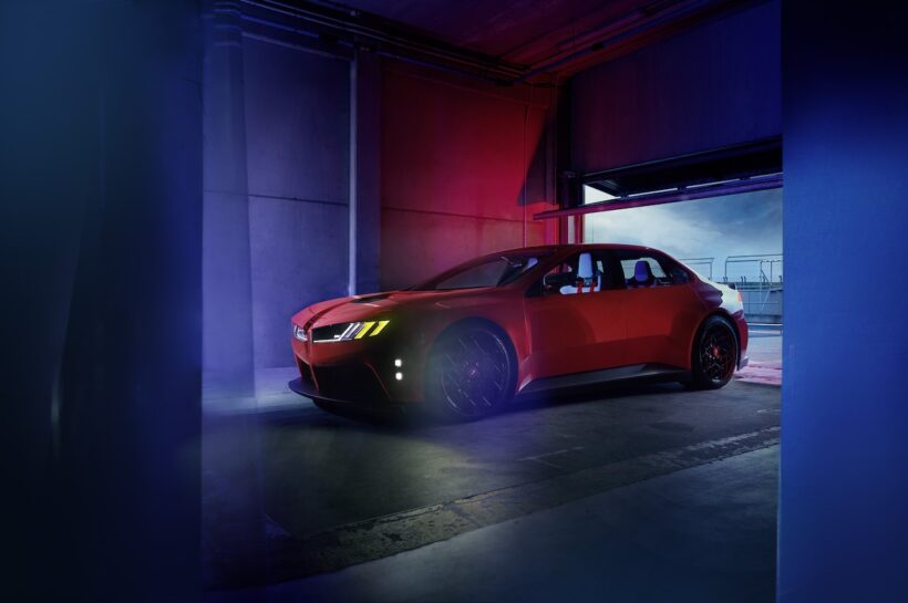 「BMW M コンセプト ノイエ クラッセ」のエクステリア。