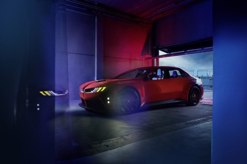 「BMW M コンセプト ノイエ クラッセ」のエクステリア。