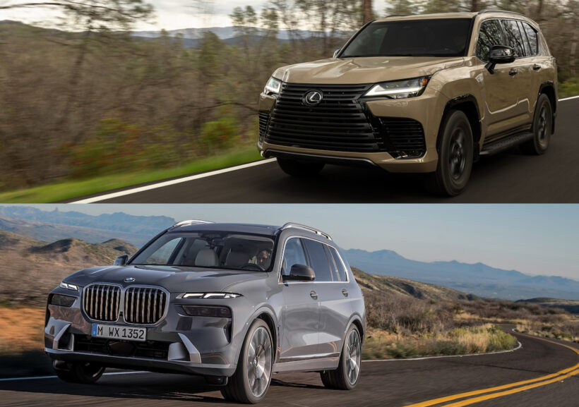 LEXUS LX700h × BMW X7 X7 xDrive 40d