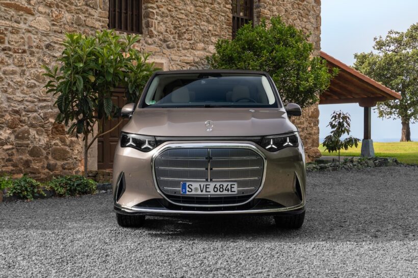 フル電動MPV「メルセデス・ベンツ VLE」のエクステリア。