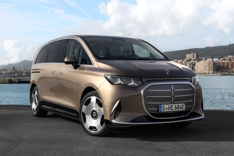 フル電動MPV「メルセデス・ベンツ VLE」のエクステリア。