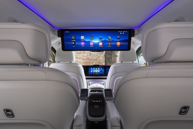 フル電動MPV「メルセデス・ベンツ VLE」のインテリア。