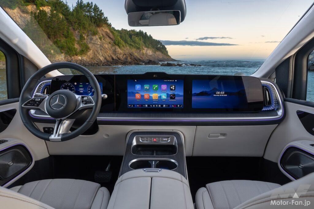 フル電動MPV「メルセデス・ベンツ VLE」のインテリア。