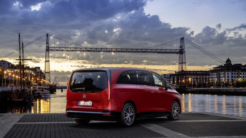 フル電動MPV「メルセデス・ベンツ VLE」のエクステリア。