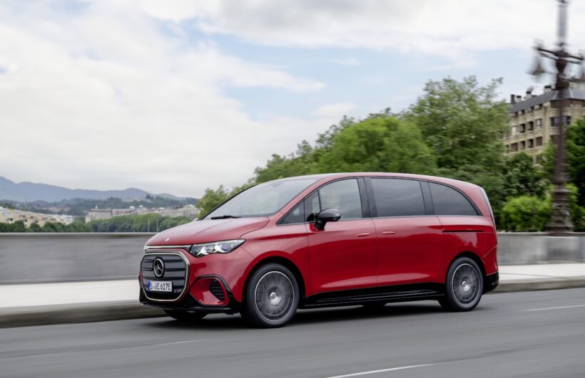 フル電動MPV「メルセデス・ベンツ VLE」のエクステリア。