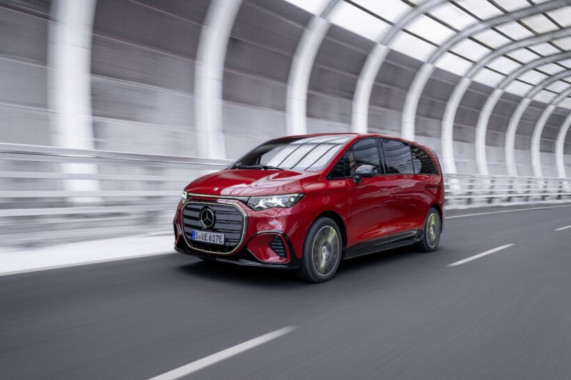 フル電動MPV「メルセデス・ベンツ VLE」のエクステリア。