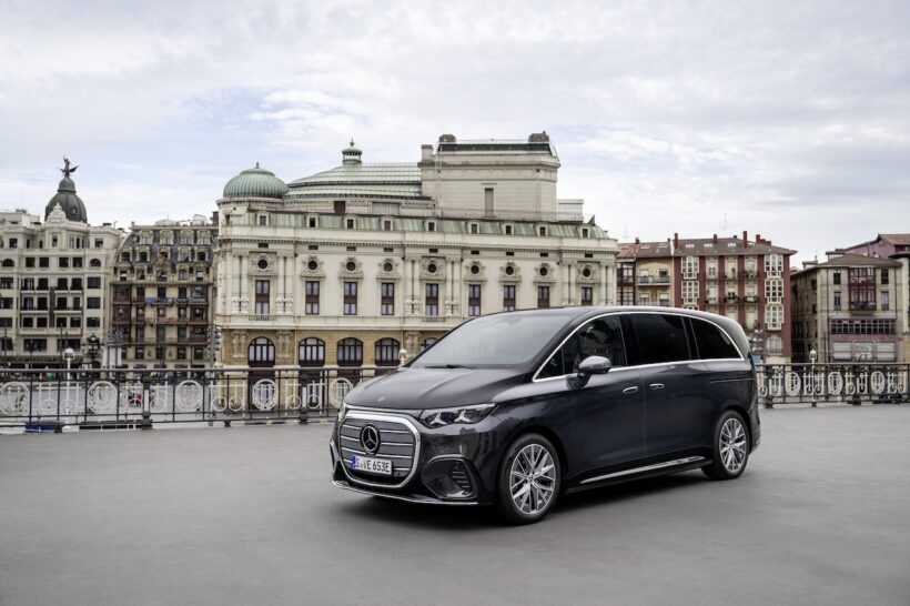 フル電動MPV「メルセデス・ベンツ VLE」のエクステリア。