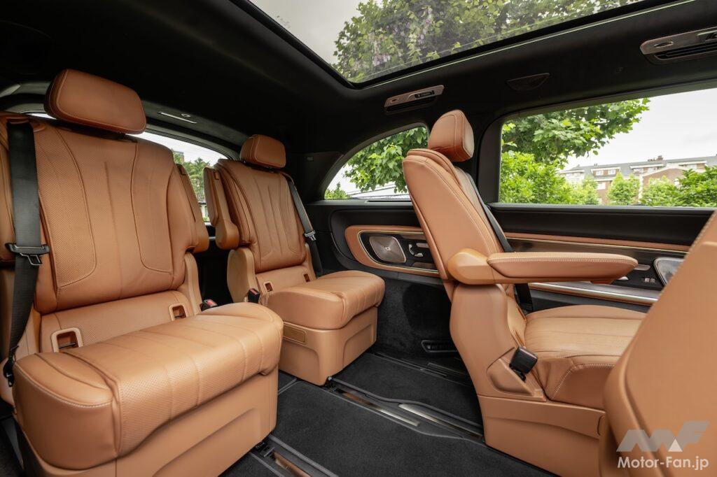 フル電動MPV「メルセデス・ベンツ VLE」のインテリア。